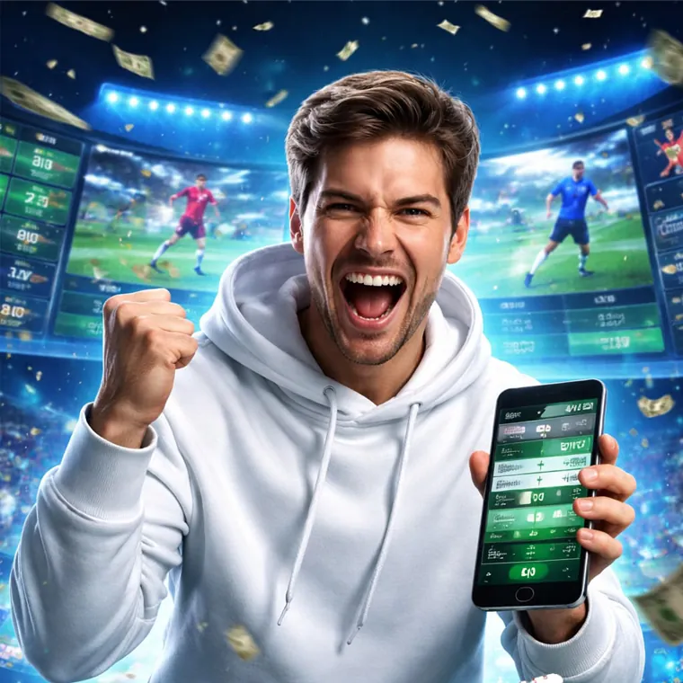 Basketball court with betting odds overlay at VIP777